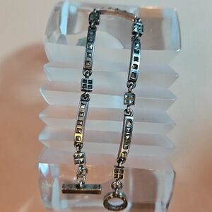 Vintage Liz Claiborne hematite bracelet